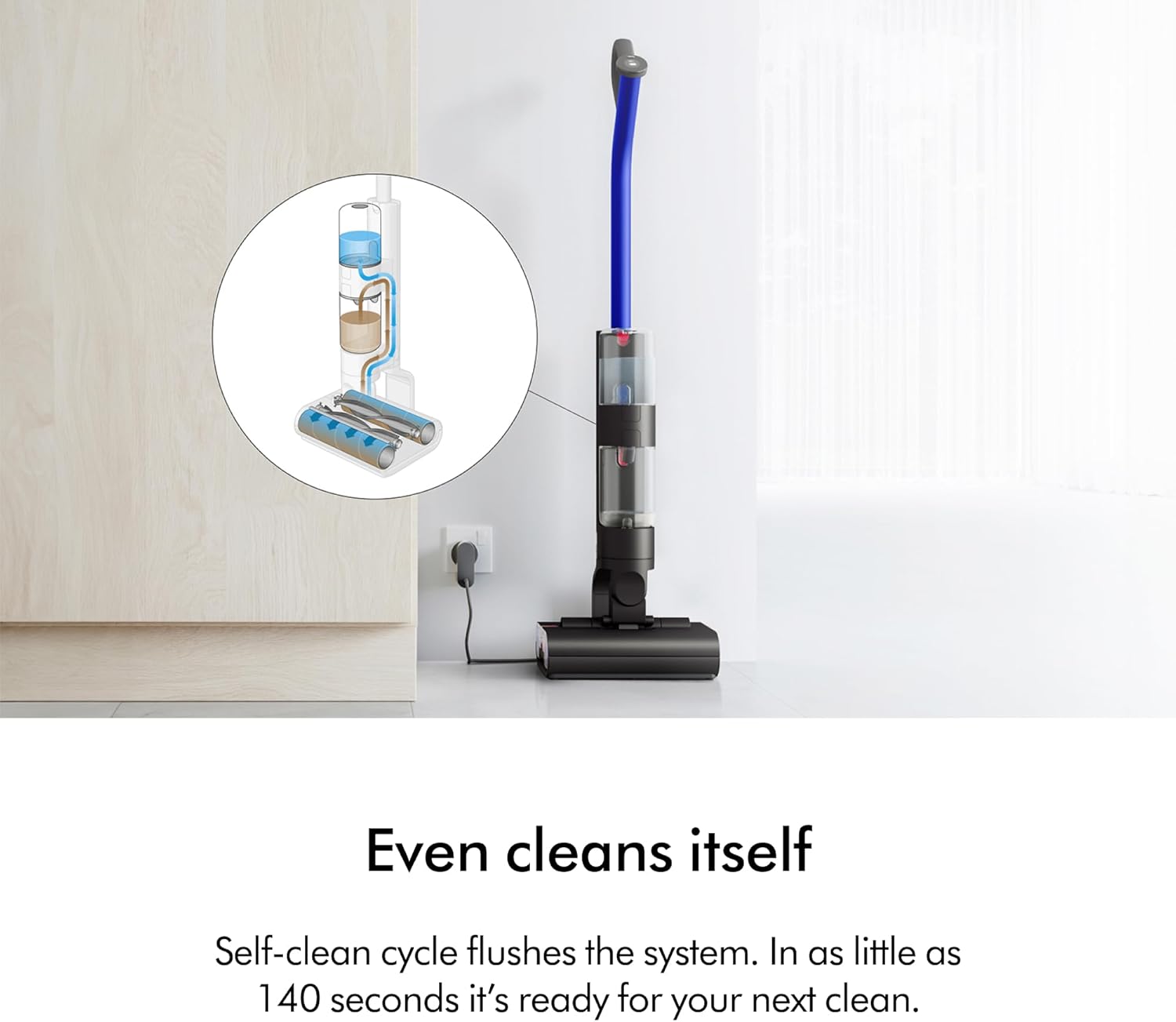 Dyson WashG1 Wet Cleaner (Matte Black/Ultra Blue)
