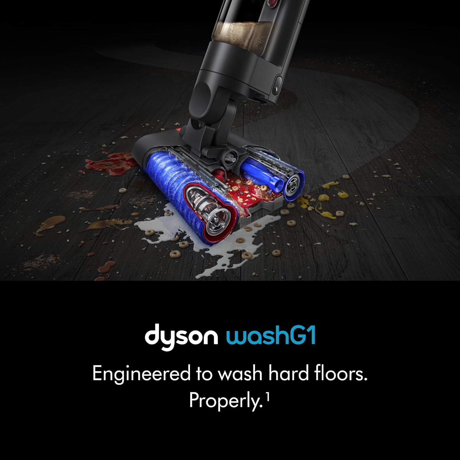 Dyson WashG1 Wet Cleaner (Matte Black/Ultra Blue)
