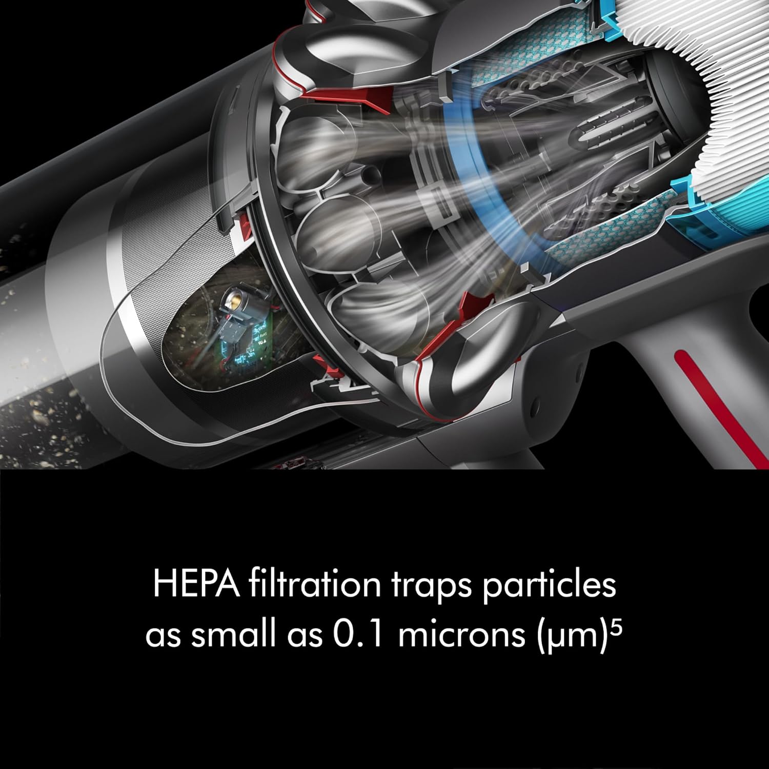 Dyson Gen5outsize Cordless Vacuum, 250AW, 3 Power Modes, Up to 140 Minutes,² XL bin, Illumination Reveals dust, HEPA Filtration, All Floor Types